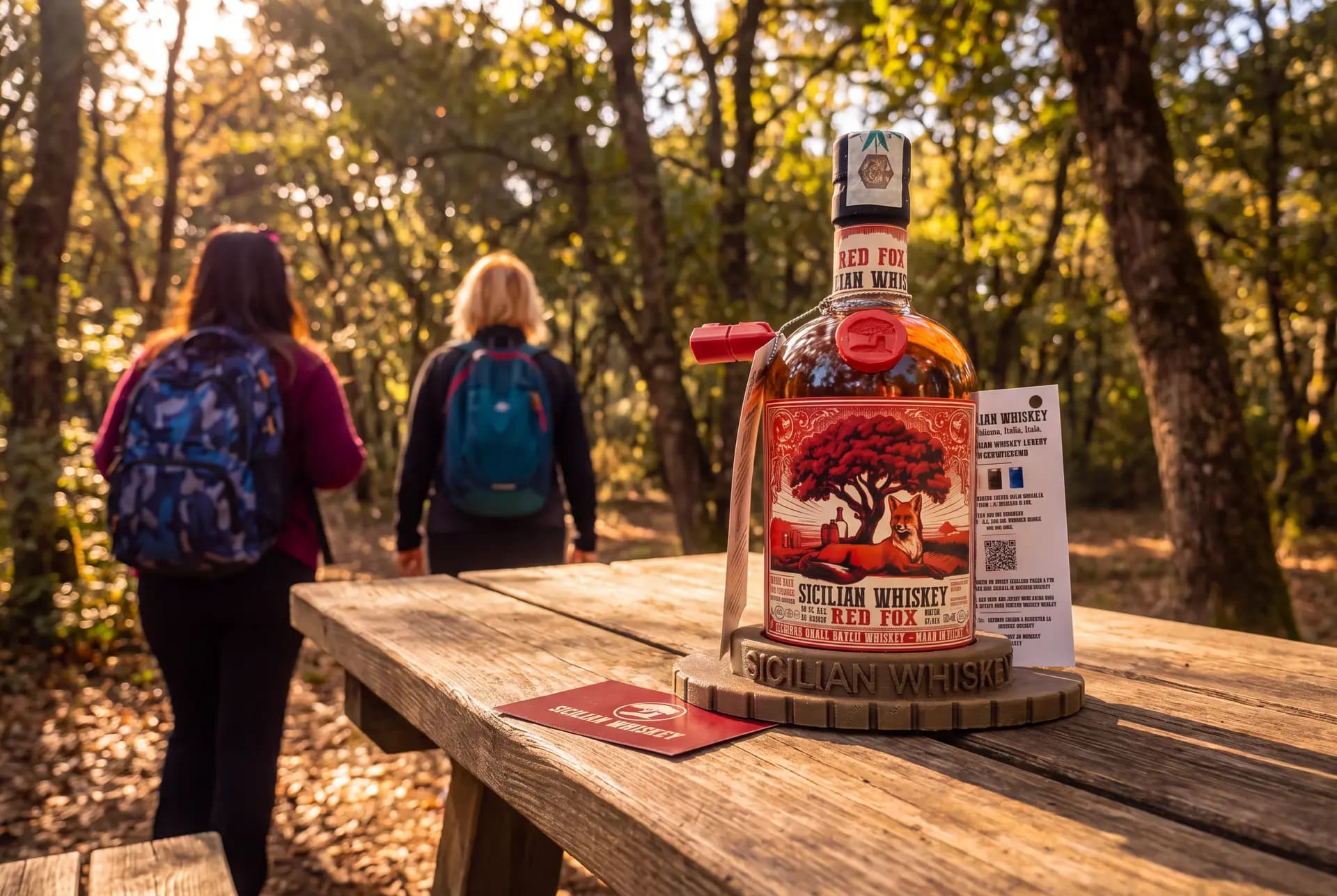 Cena siciliana nel Bosco di Santo Pietro con Sicilian Whiskey